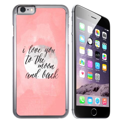 Coque pour iPhone 7 PLUS love message moon back