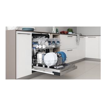Indesit DIE 2B19 - Lave-vaisselle - intégrable - Niche - largeur : 60 cm - profondeur : 56 cm - hauteur : 82 cm - blanc