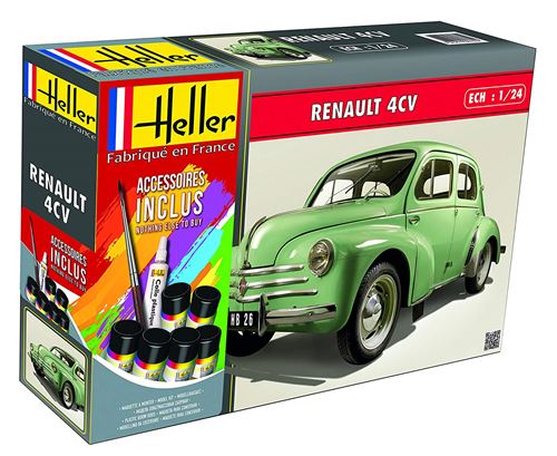 Heller Maquette Voiture : Kit : Renault 4 Cv - Image 2