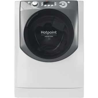 Hotpoint Ariston Aqualtis AQD972F 697 EU N - Was/droogautomaat - vrijstaand  - breedte: 59.5 cm - diepte: 61.6 cm - hoogte: 85 cm - voorlader - 9 kg -  1600 tpm - wit/zilver - Wasmachine voorlader bij Fnac.be