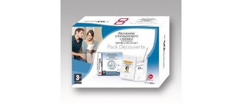 Console Ds Lite Blanche + Programme D'Entraînement Cérébral : Quel Âge A Votre Cerveau ?