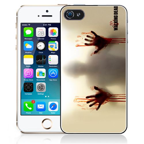 Coque pour iPhone 5C walking dead mains