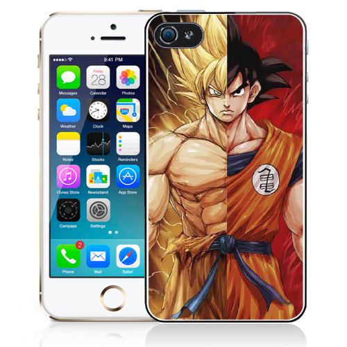 Coque pour iPhone 5C dragon ball goku super saiyan
