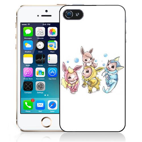 Coque pour iPhone 5/5S pokémon bébé evoli évolution