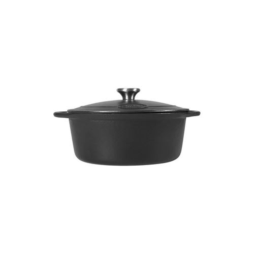 Sitram Cocotte Tradifonte - 711073 - 9l Fonte Emaillee Ovale Noir - Tous Feux Dont Induction