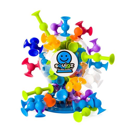 Fat Brain Toy Squigz Set Deluxe 50 Pcs