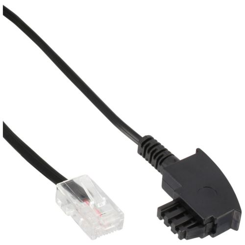 Câble InLine® TAE-F allemand vers RJ45 8P2C 0,5 m