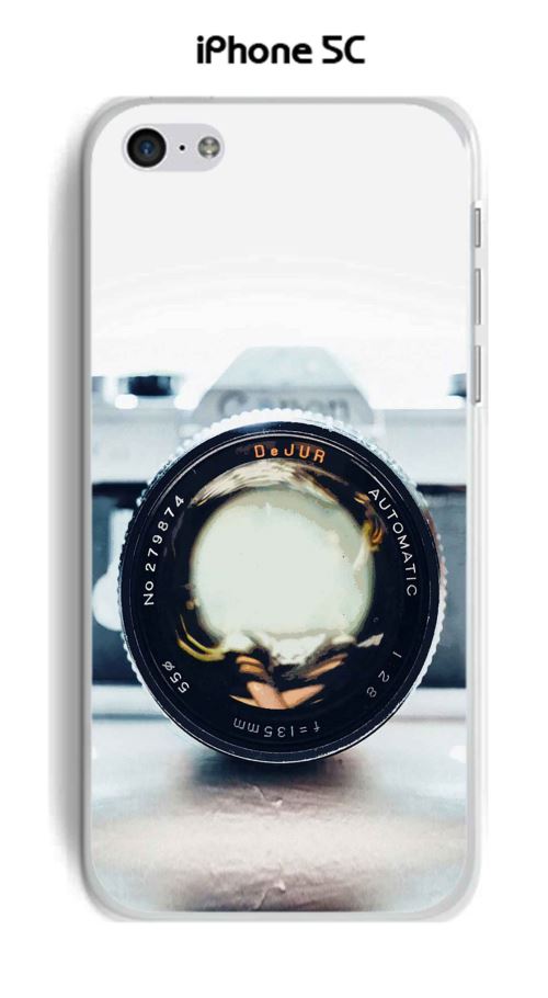 Coque TPU gel souple Apple iphone 5C design Appareil photo vintage 2