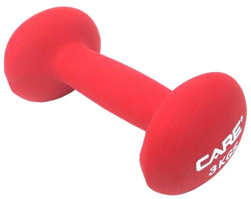 Care Fitness Haltère rouge 3 kg