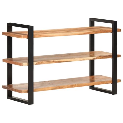 Chunhe Buffet avec 3 étagères 120x40x75 cm Bois d'acacia massif AB321071