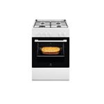 Electrolux Serie 300 EKG604000W - Cuisinière - pose libre - largeur : 60 cm - profondeur : 60 cm - hauteur : 88.9 cm - avec système auto-nettoyant - blanc