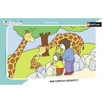 Puzzle Avec Cadre T Choupi Et Son Papa Au Zoo 15 Pieces Enfant Dessin Anime Animaux Sauvages Girafes Autre Puzzle Achat Prix Fnac