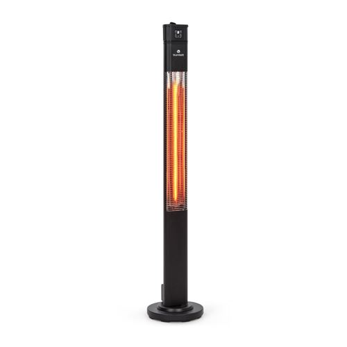 Chauffage infrarouge - Blumfeldt - 2000W - T&eacute;l&eacute;commande - Minuterie - Noir