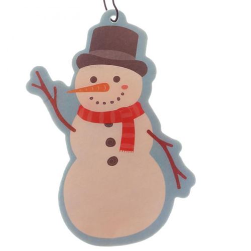 Désodorisant à suspendre Bonhomme de neige de Noël - Cannelle