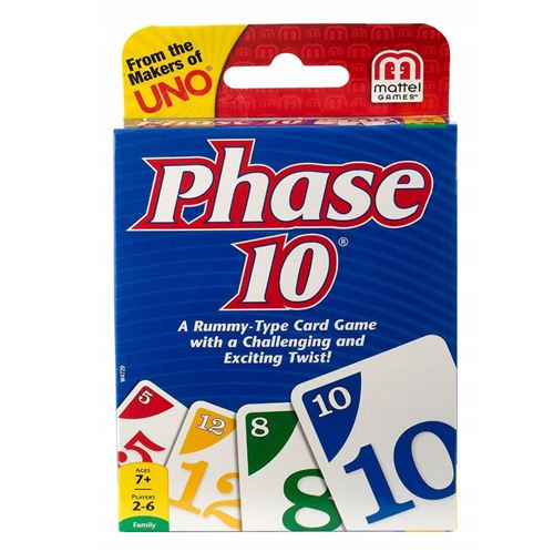 Jeu de cartes PHASE 10 Uno Mattel - Jeux classiques - Achat & prix