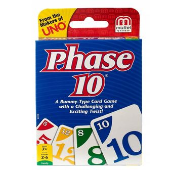 Jeu de cartes PHASE 10 Uno Mattel - 1