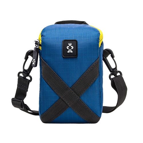 Crumpler DBC200-002 Drewbob Camera Pouch 200 Étui Universel en néoprène pour Appareil Photo Bleu foncé/Citron