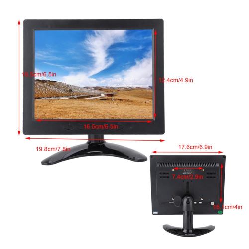 21€84 sur Affichage vidéo HD petit écran 8 pouces IPS 1024x768 IPS pour  HDMI / VGA / BNC / AV 100-240V (prise UE) - Tablette Graphique - Achat &  prix