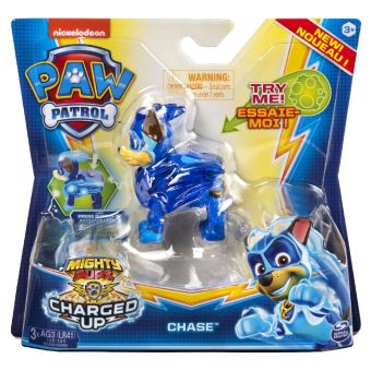 Figurine Paw Patrol Mighty Pups Charged Up Nickelodeon Modèle aléatoire