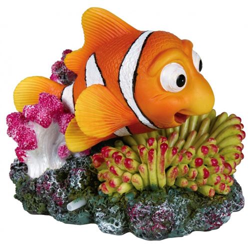 Poisson clown et corail avec sortie d'air pour poisson aquarium - Trixie - TR-8717