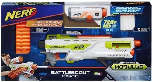 Nerf n-strike modulus pistolet battlescout ics-10 - hasbro
