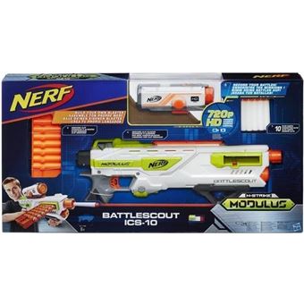 Nerf N Strike Modulus Pistolet Battlescout Ics 10 Hasbro Autre Jeu De Plein Air Achat Prix Fnac