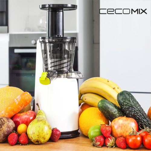 Extracteur de jus par pression à deux sorties - Préparation jus de fruit et jus d'orange rapide