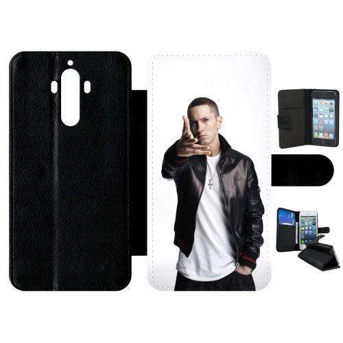 Etui à rabat huawei mate 9 hip hop rap us eminem