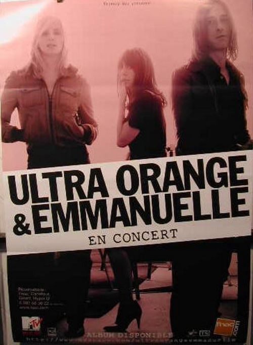 ULTRA ORANGE ET EMMANUELLE - 70x100 cm - AFFICHE / POSTER