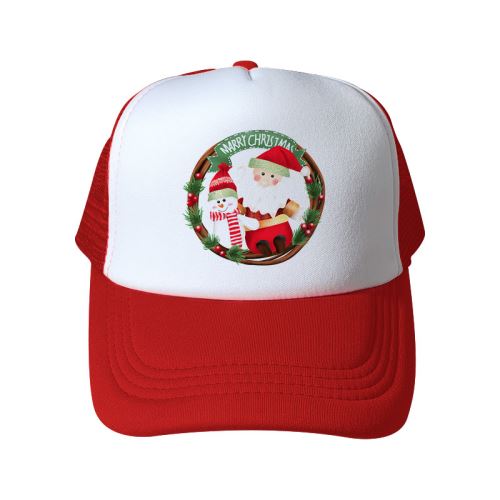 Casquette Chapeau de noël pour Enfant Unisexe - Rouge&Blanc #17