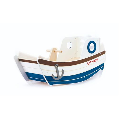 Bateau à bascule en bois Hape Blanc