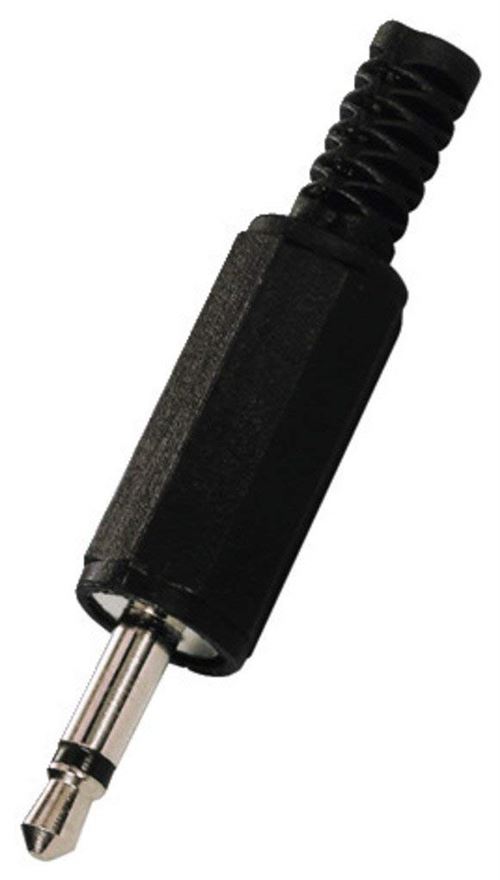 Monacor PG-103PS 3.5 mm Plug Noir connecteur de Fils - Connecteurs de Fils (3.5 mm Plug, Noir, Plastique)