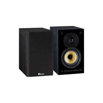 Davis Acoustics Balthus 30 Frêne Noir - Paire d'Enceintes Bibliothèques