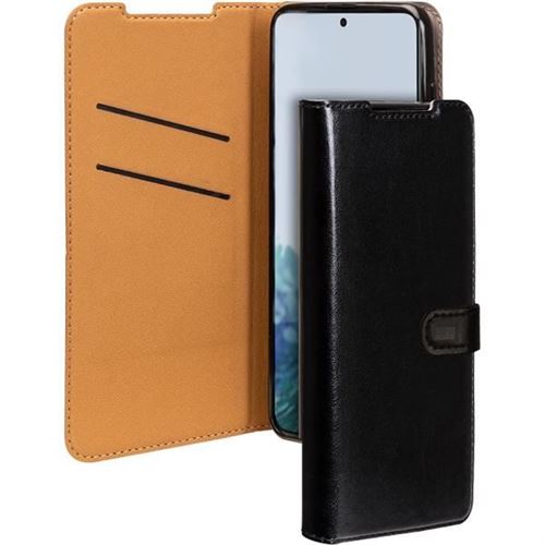 Bigben Connected Folio Wallet - Flip cover voor mobiele telefoon - synthetisch - zwart - voor Samsung Galaxy S21 5G