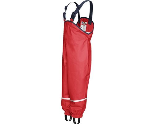 Playshoes pantalon de pluie rembourré de jardin rouge