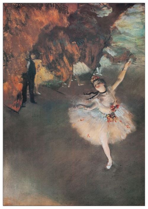Artopweb Degas - The star (Panneaux MDF 46x66 cm)