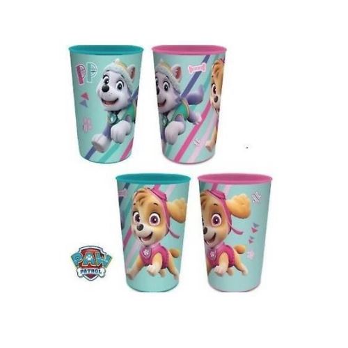 de 4 gobelets plastique Pat Patrouille