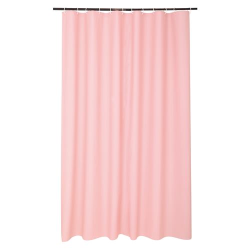 Rideau de douche 180 x 200 cm peva vitamine Rose poudre