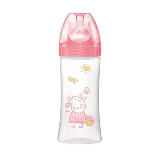 DODIE Biberon initiation et anticolique Peppa Pig - 0-6 mois - 330 ml