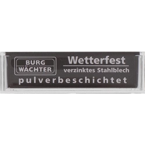 Burg-wächter Fenêtre de nom de rechange toutes les boîtes aux lettres. - bk 92 f sb