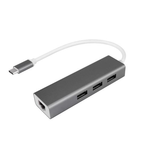 Usb C Lan Ethernet Usb 3.1 Adapter Type C 3 Port Hub Adaptateur Réseau Filaire MK3755