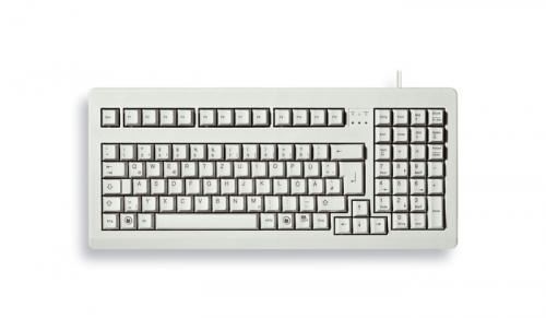 Cherry Gris/Clair G80-1800 - Clavier - Ps/2, Usb - Allemand