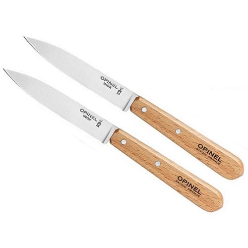 Opinel Inox Set 2 Couteaux Office N 112 Lame 10 Cm