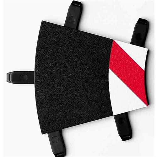 Carrera Zwart Tourner À L'intérieur De Connecteur De Bord 1/30 Degrés 6 Pièces