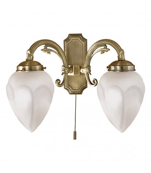 Chandelier IMPERIAL 2 ampoules bronze
