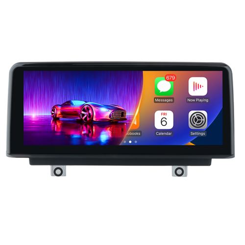 Autoradio Carplay Android Auto sans Fil, pour 2012-2016 BMW Series 1,2,3,4 NBT système F20/F21/F22,F30/F31/F34/F35/F32/F33/F36, avec Linux écran 10,25