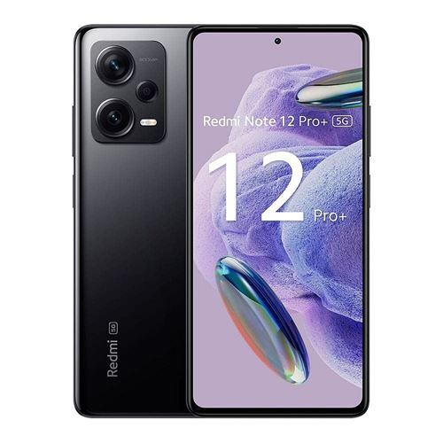 Xiaomi Redmi Note 12 Pro+ 5G - 5G smartphone - double SIM - RAM 8 Go / Mémoire interne 256 Go - écran OEL - 6.67 - 2400 x 1080 pixels (120 Hz) - 3 x caméras arrière 200 MP, 8 MP, 2 MP - front camera 16 MP - noir minuit