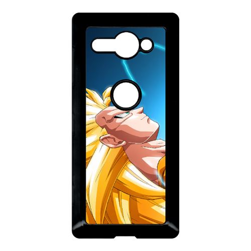 Coque My-Kase pour Xperia XZ2 Compact - dragon ball z gohan super saiyan 3 - Plastique Noir