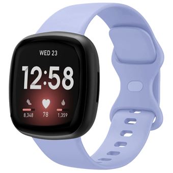 Strap-it Bracelet silicone classique - compatible pour Fitbit Sense 2 (lavande) - 1