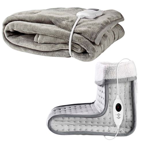 Non Communiqué Pack Hiver Chauffe-Pieds + Couverture Chauffante